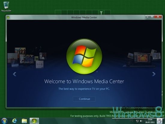 微软承认Windows Media Center发展不佳 将整合至Win8