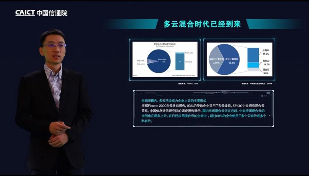 中国信通院云计算与大数据研究所云计算部副主任马飞发表主题演讲